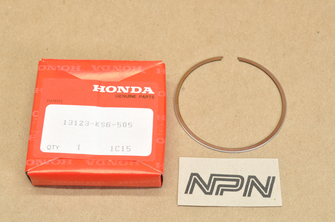NOS Honda 1986 CR125 R .50 Oversize Piston Ring for 1 Piston = 1 Ring 13123-KS6-505