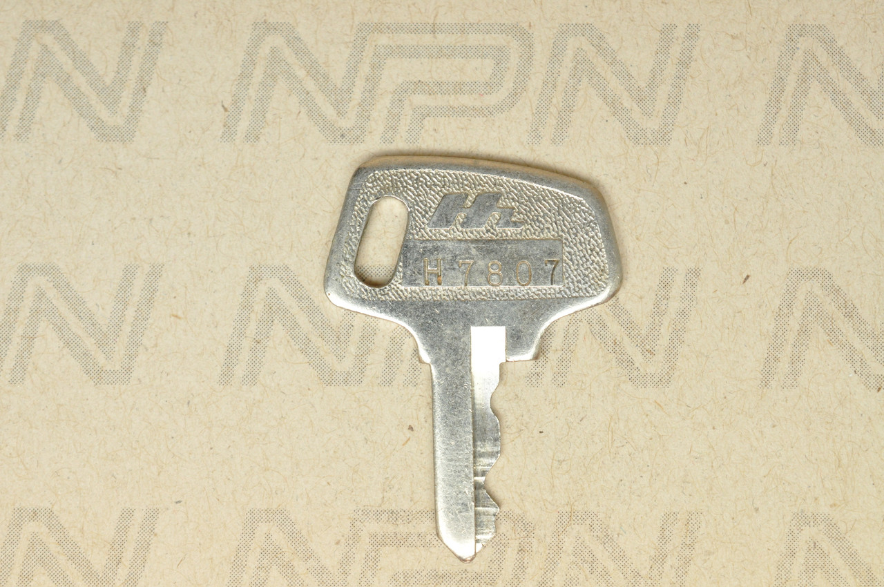 NOS Honda OEM Ignition Switch & Lock Key Single Groove H7807
