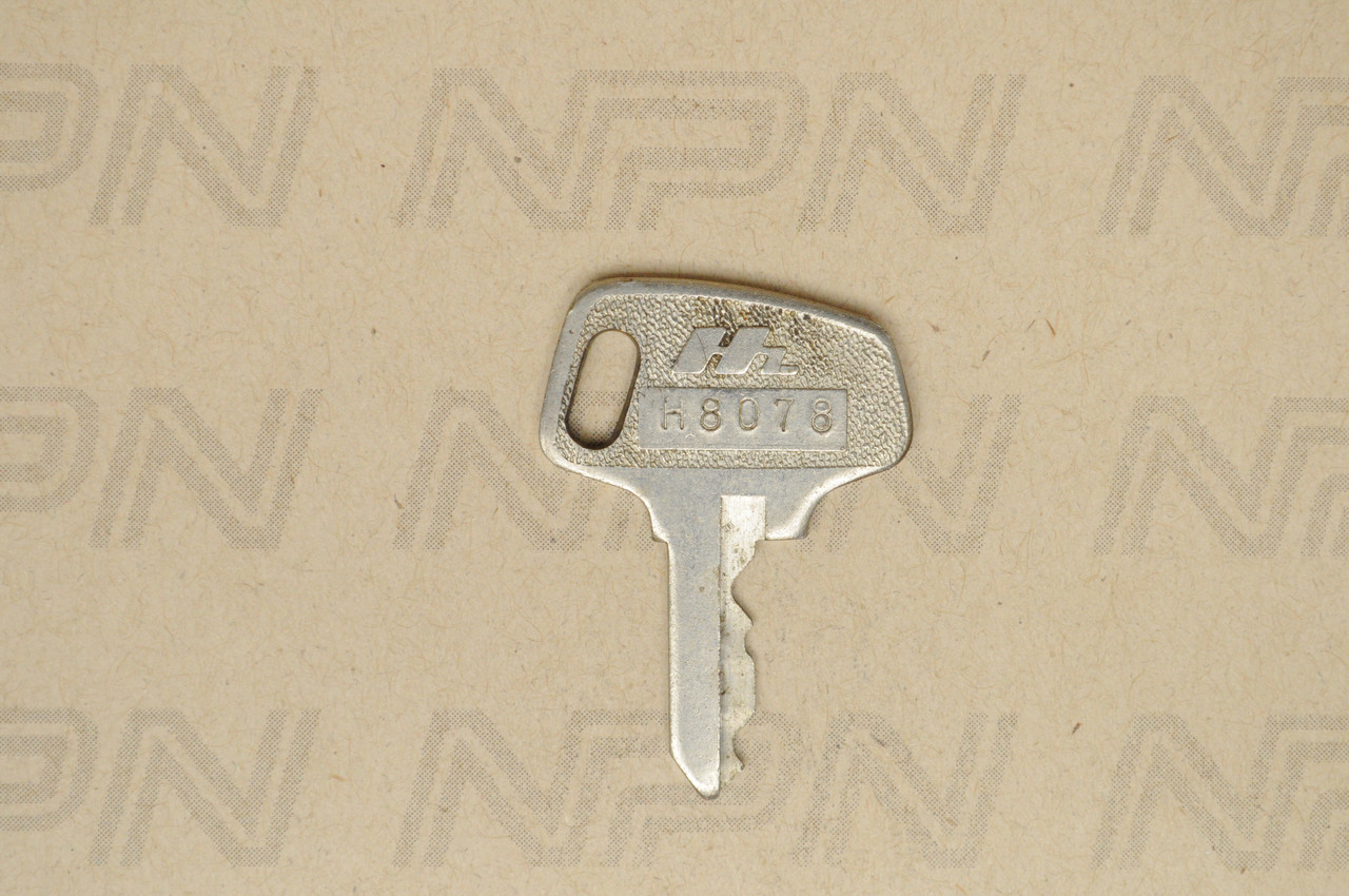 NOS Honda OEM Ignition Switch & Lock Key Single Groove H8078