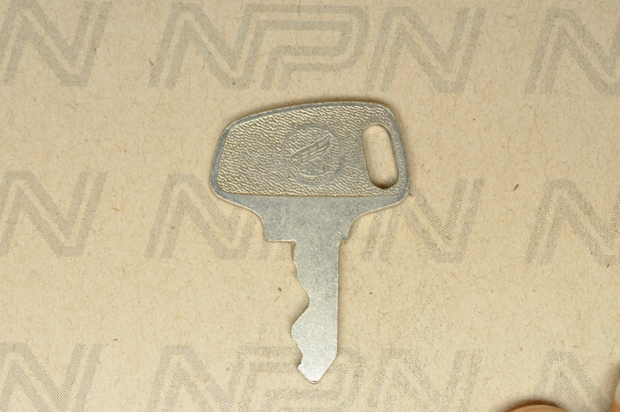 NOS Honda OEM Ignition Switch & Lock Key Double Groove H8097