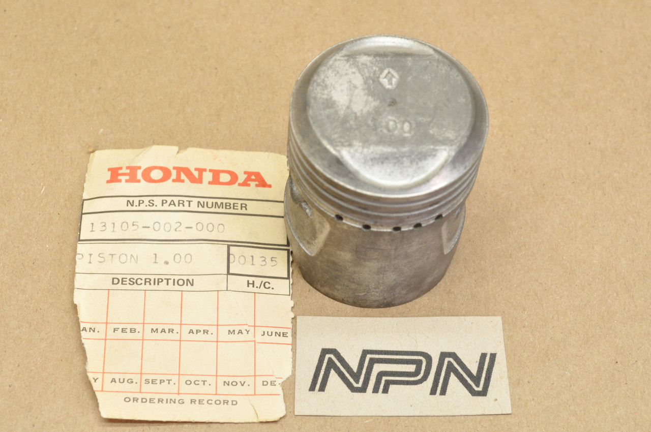 NOS Honda C105 T CA105 T Piston 1.00 Oversize 13105-002-000