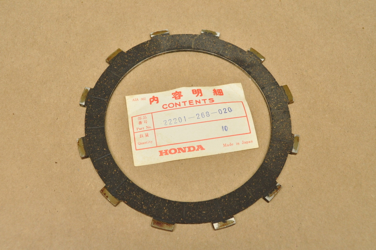 NOS Honda CA72 CA77 CB72 CB77 CL72 CL77 Clutch Friction Disc 22201-268-020