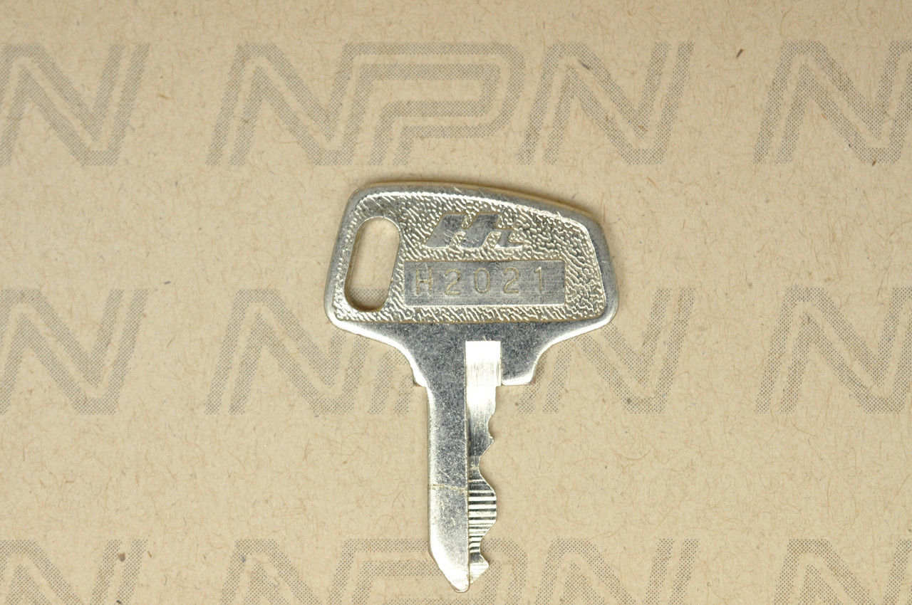 NOS Honda OEM Ignition Switch & Lock Key Single Groove H2021
