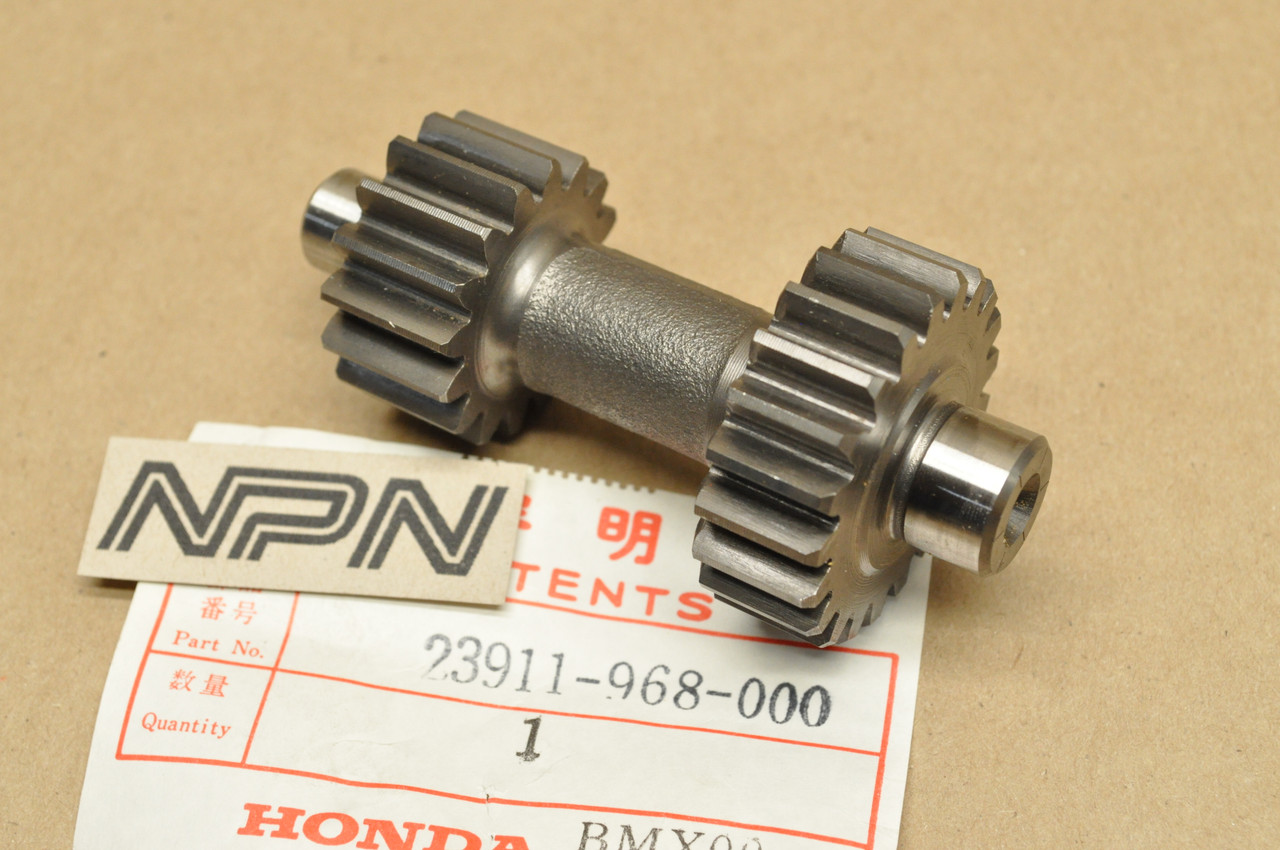 NOS Honda 1984-85 ATC125 M Sub Transmission Counter Shaft 23911-968-000