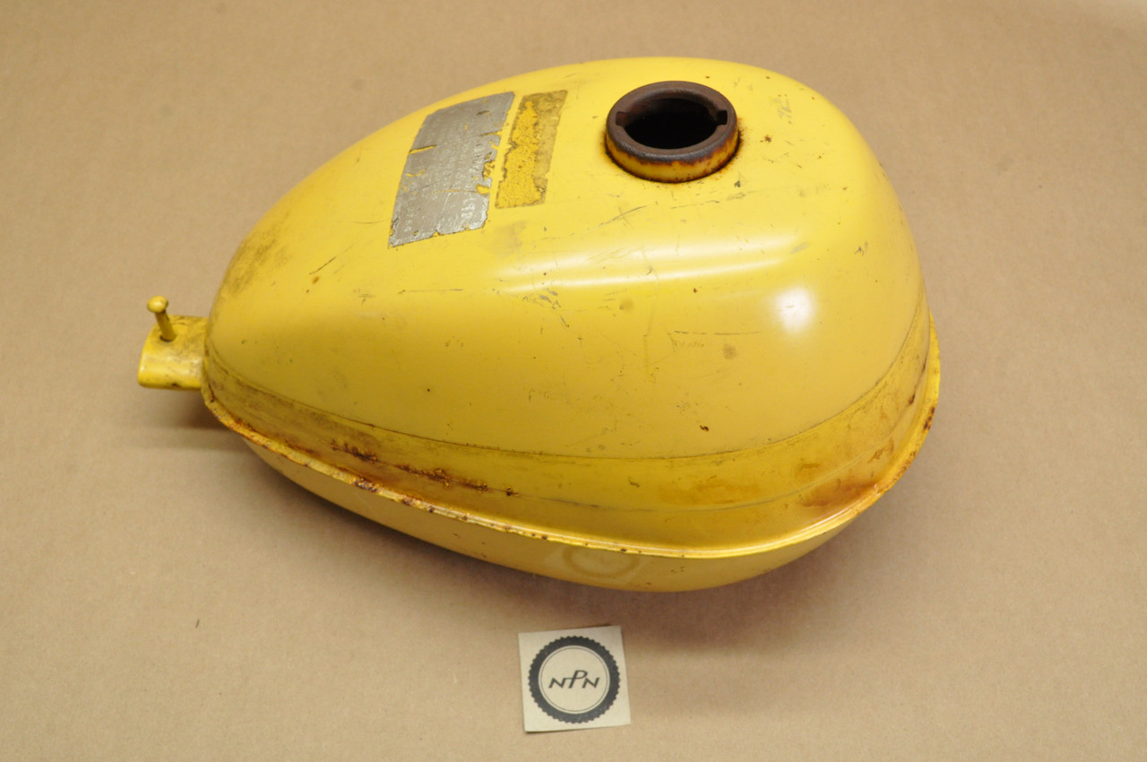 Vintage Used OEM Honda QA50 K0 Fuel Gas Tank Yellow 17500-114-000 Z