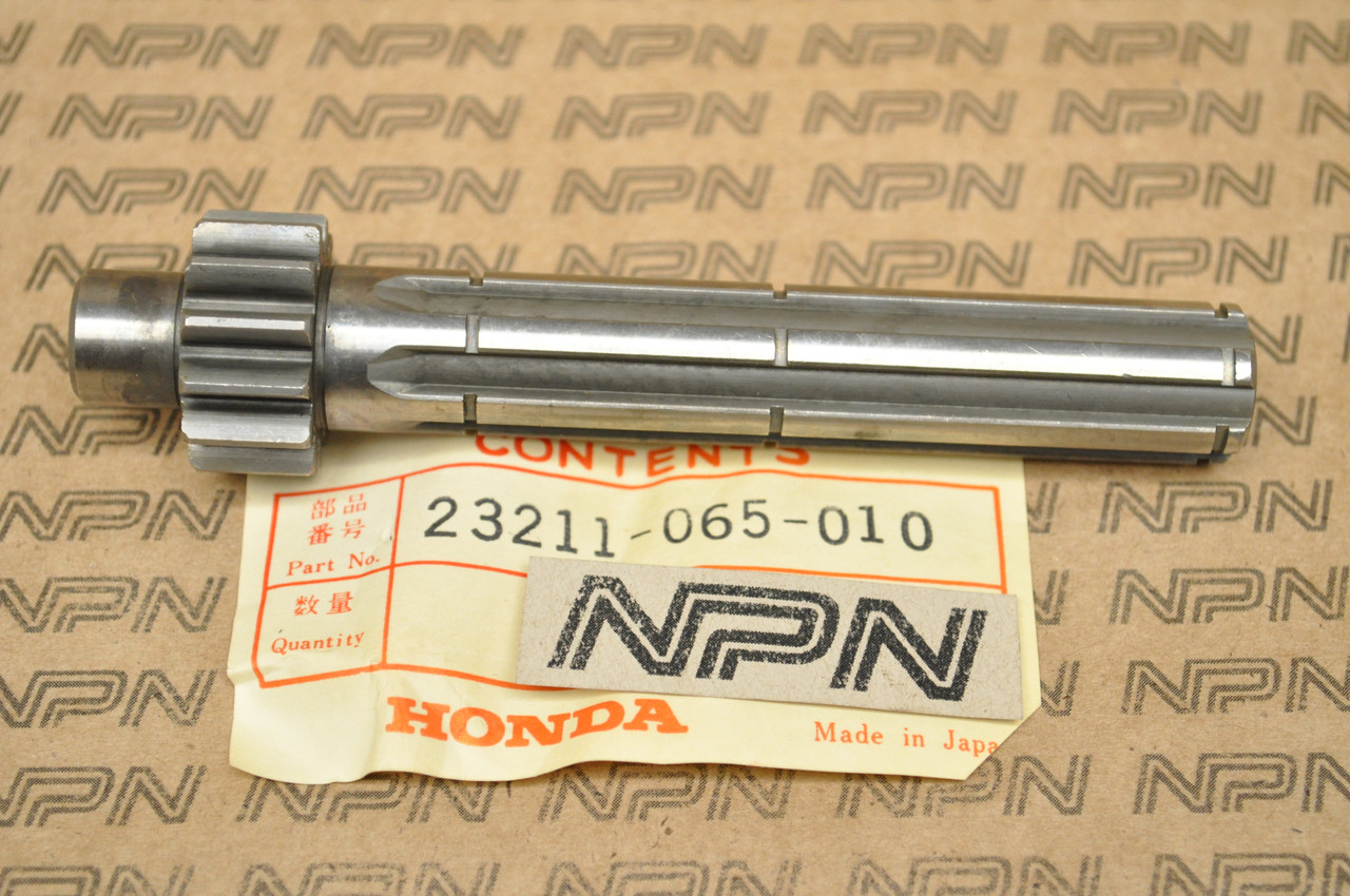 NOS Honda CL70 CT70 H SL70 Transmission Main Shaft 13T 23211-065-010
