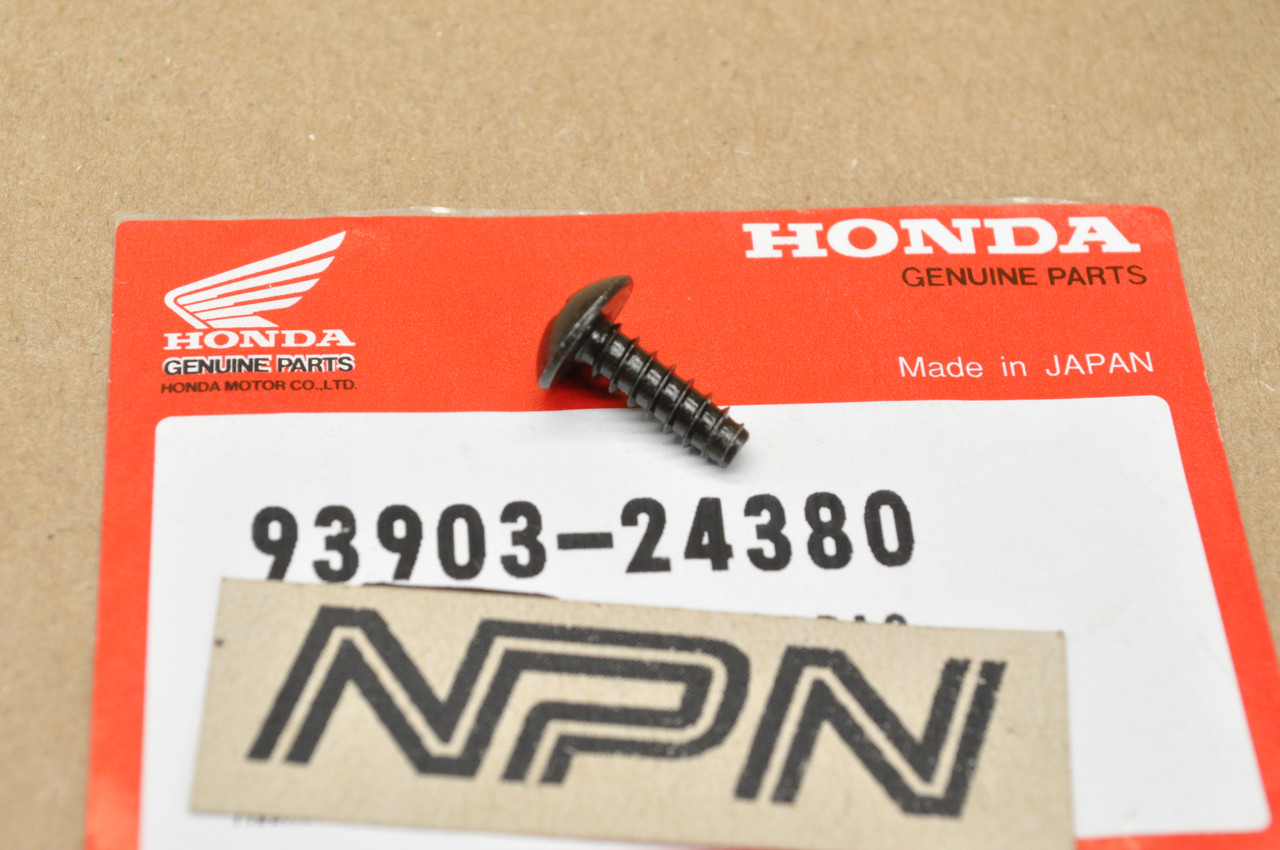 NOS Honda CBR600 CH250 CN250 GL1500 GL1800 Gold Wing VT750 Screw 93903-24380