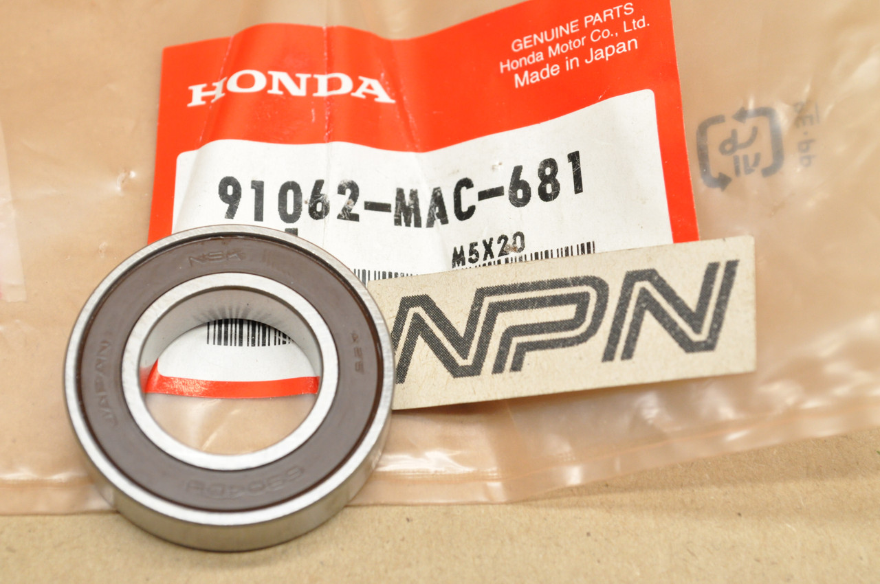 NOS Honda CR125 R CR250 R CR500 R Front Wheel Hub Bearing 91062-MAC-681