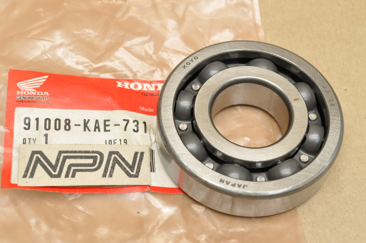 NOS Honda CR250 R CR500 R TRX200 TRX250 Crank Case Ball Bearing 91008-KAE-731