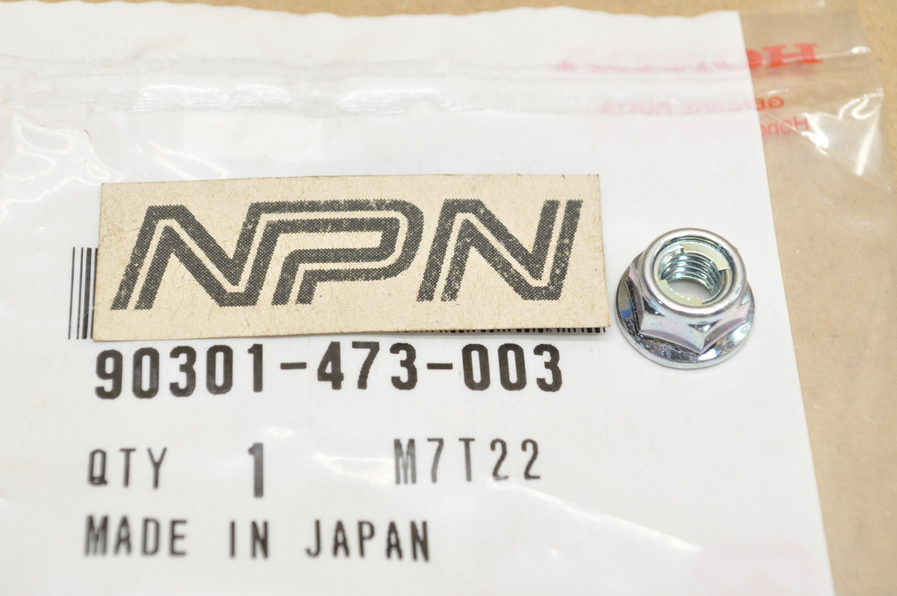 NOS Honda ATC250 CB900 CR500 GB500 VF750 VT600 XL350 XR350 Nut 90301-473-003