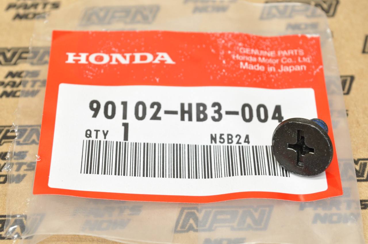 NOS Honda 1986-88 TRX200 SX Fourtrax Splash Mud Guard Screw 90102-HB3-004