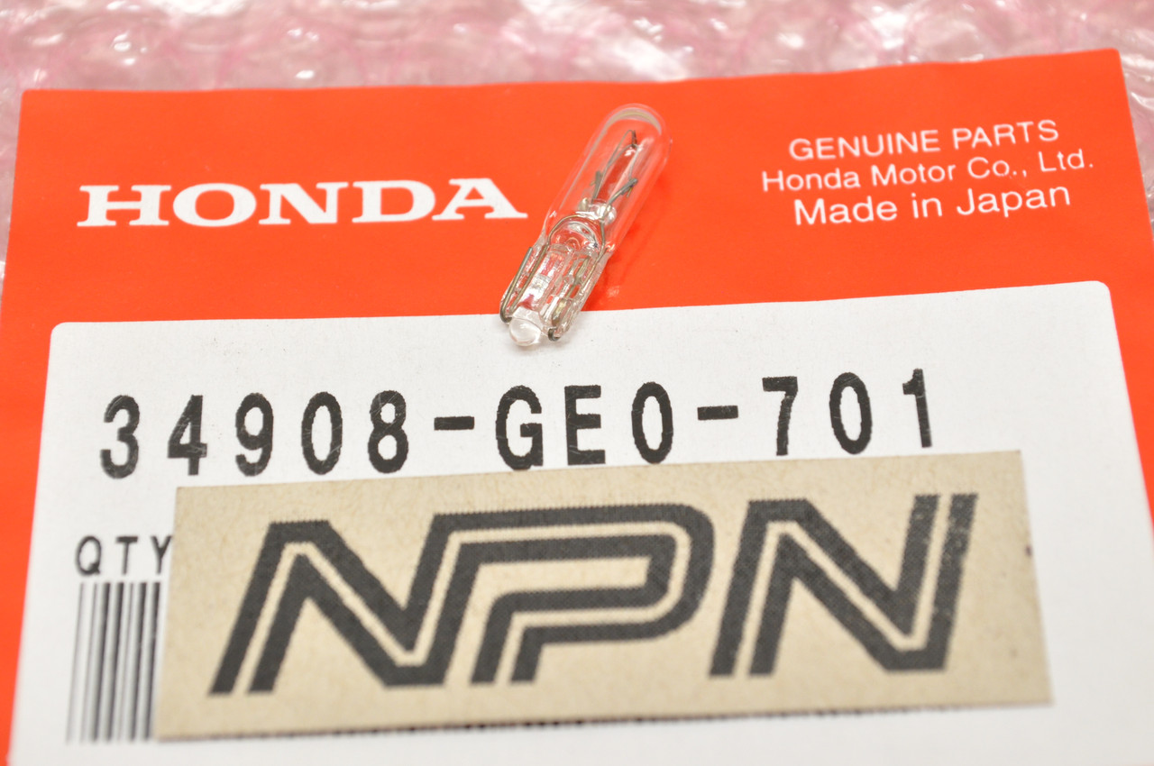 NOS Honda CMX250 Rebel NX125 Speedometer 12V 2W Wedge Bulb 34908-GE0-701
