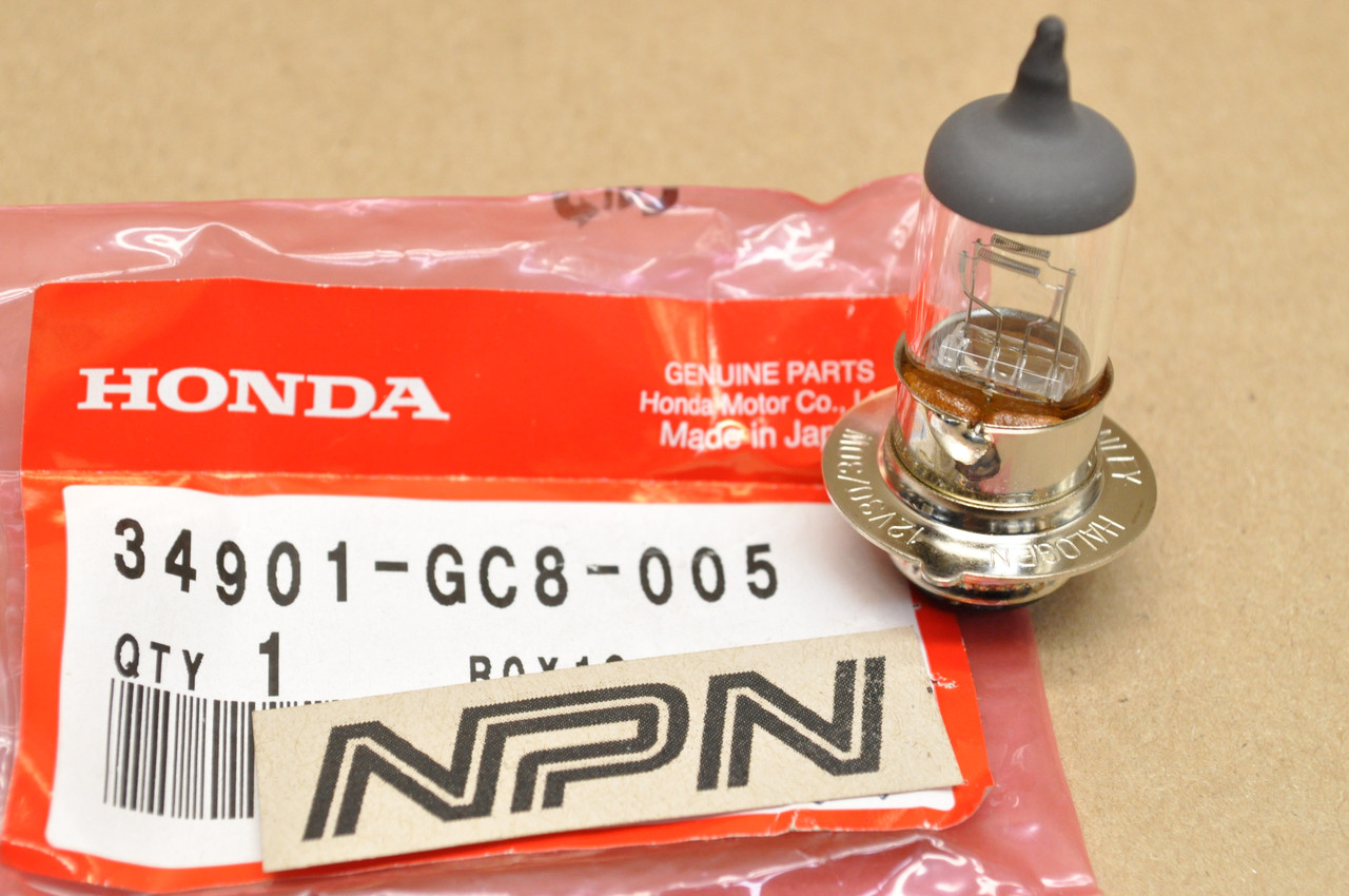 NOS Honda NH80 Aero Stanley 12V 30/30W Head Light Bulb 34901-GC8-005