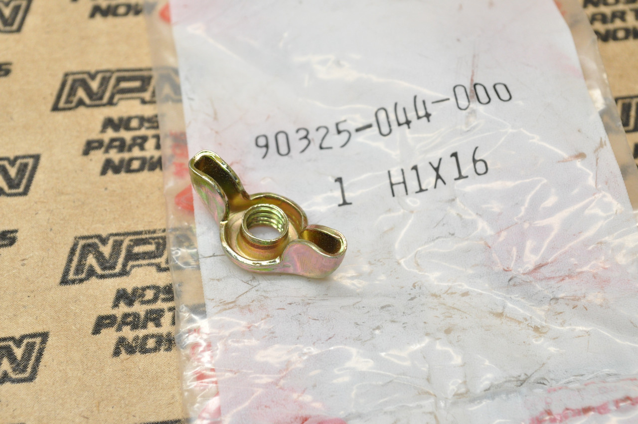 NOS Honda CR80 CT90 GL1200 MT250 P50 XL350 XR250 XR500 Wing Nut 90325-044-000