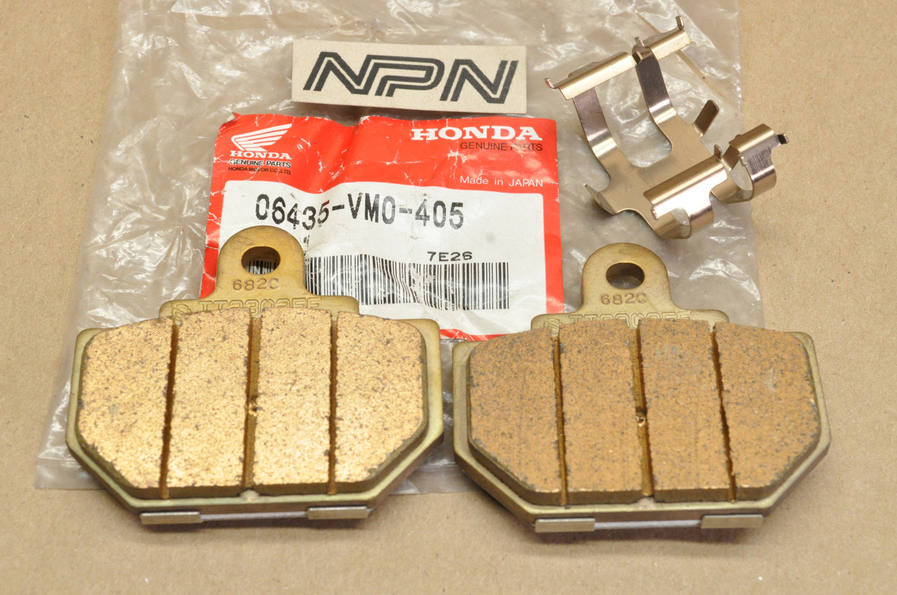 NOS Honda 1985 FL350 R Odyssey Rear Brake Shoe Pad Set Kit 06435VM0