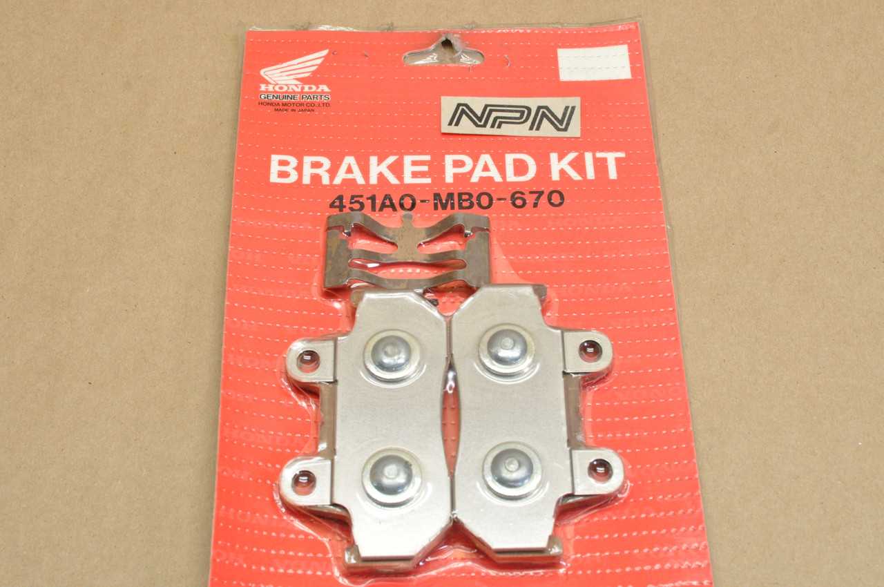 NOS Honda 1982-83 VF750 C VF750S V45 Front Brake Pad Shoe Set Kit 451A0-MB0-670