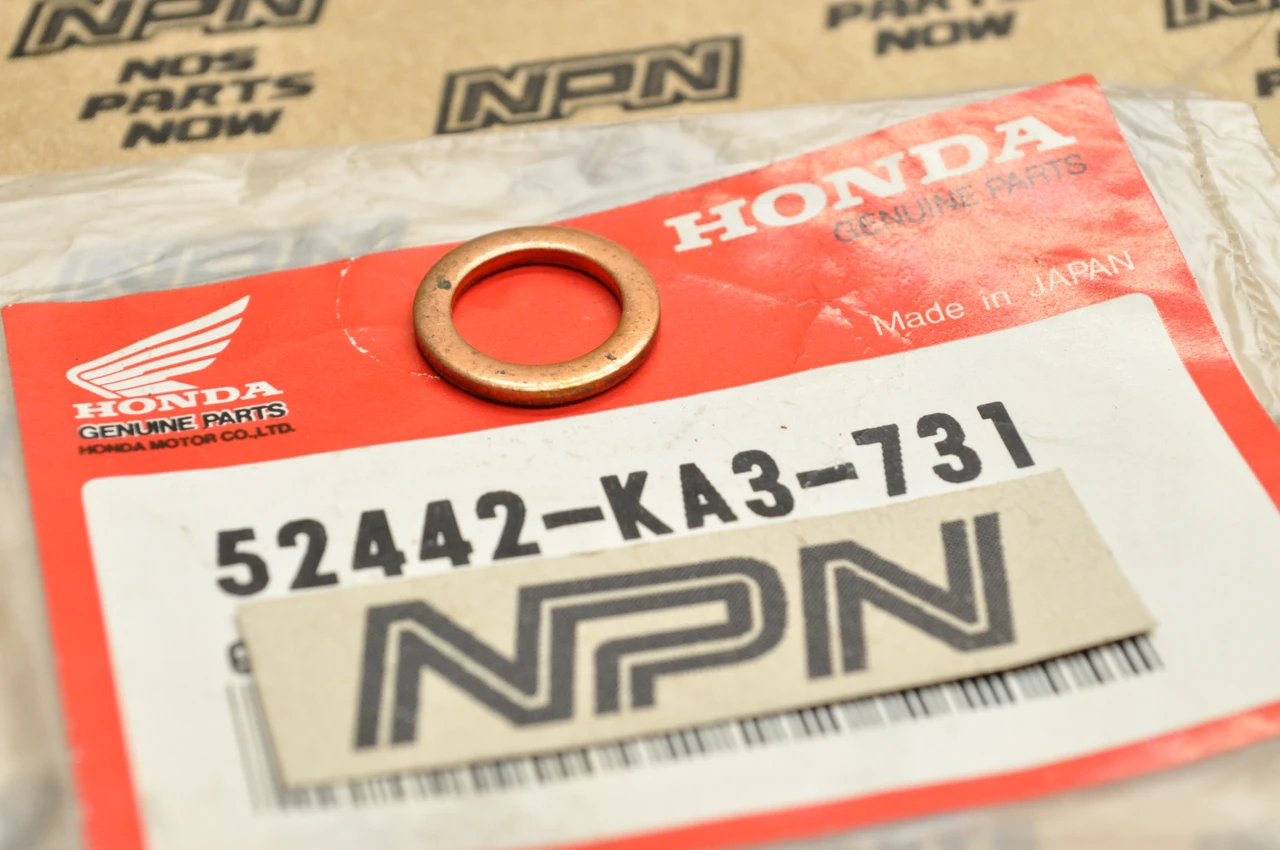 NOS Honda CB700 CR125 VT1100 VT600 VT750 XR200 XR250 Bolt Washer 52442-KA3-731