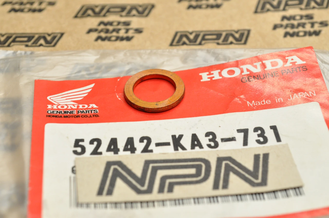 NOS Honda CB700 CR125 VT1100 VT600 VT750 XR200 XR250 Bolt Washer 52442-KA3-731
