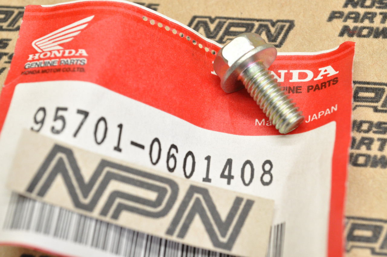 NOS Honda ATC200 CB450 CB750 CBX CR450 GL1200 XL185 XR350 Bolt 95701-06014-08