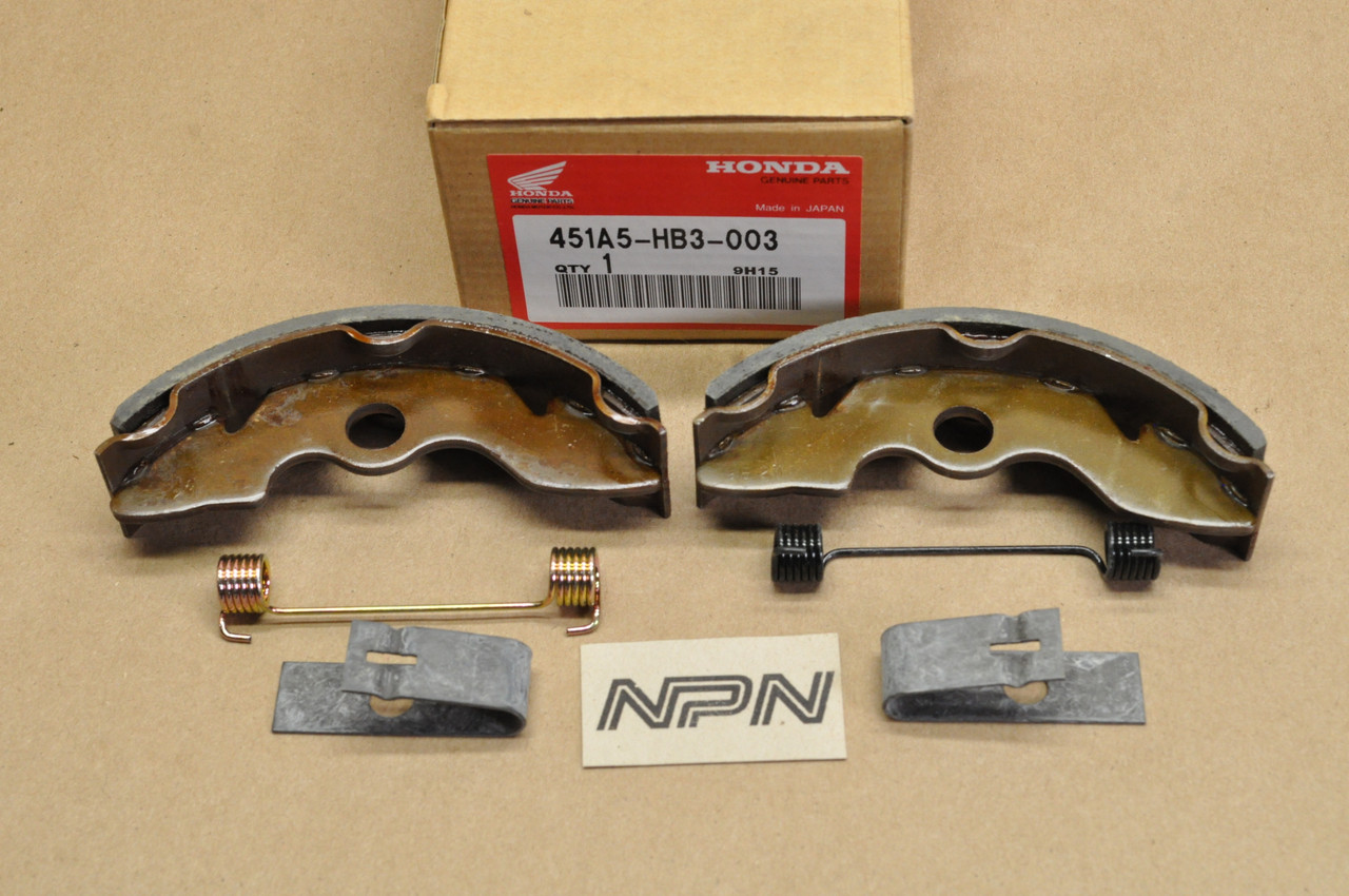 NOS Honda 1986-88 TRX200 SX Front Panel Brake Pad Set Kit 451A5-HB3-003