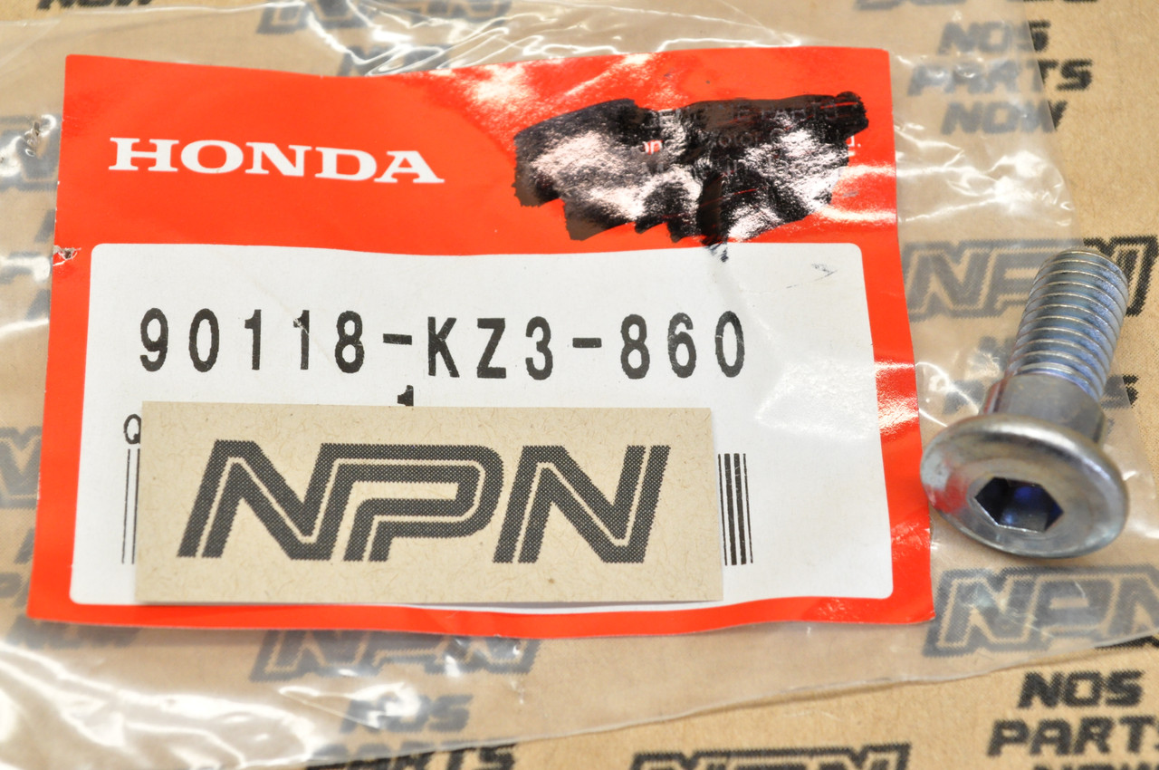 NOS Honda CR125 R CR250 R XR250 R XR400 R Frame Bolt 90118-KZ3-860