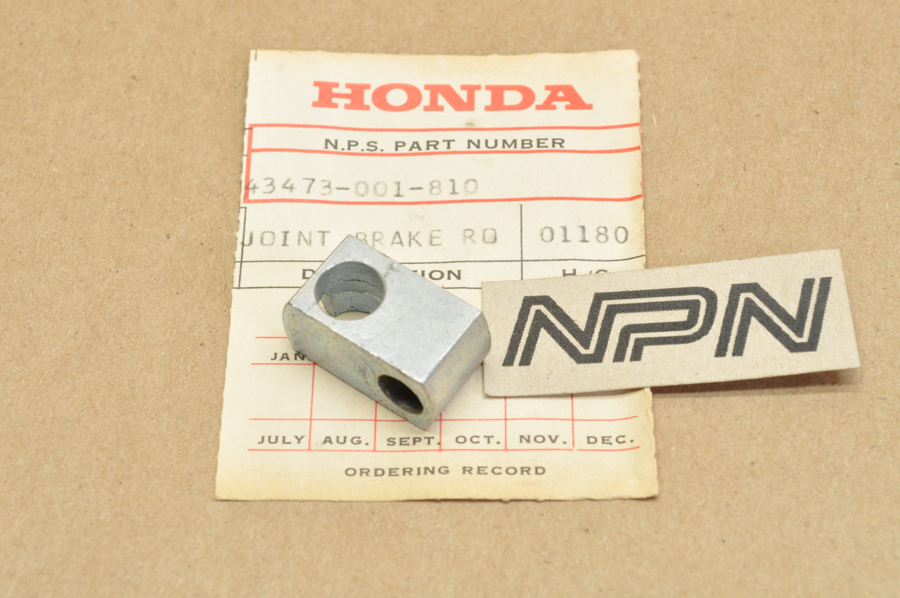 NOS Honda CA105 C105 CT200 CT90 Rear Brake Rod Joint 43473-001-810