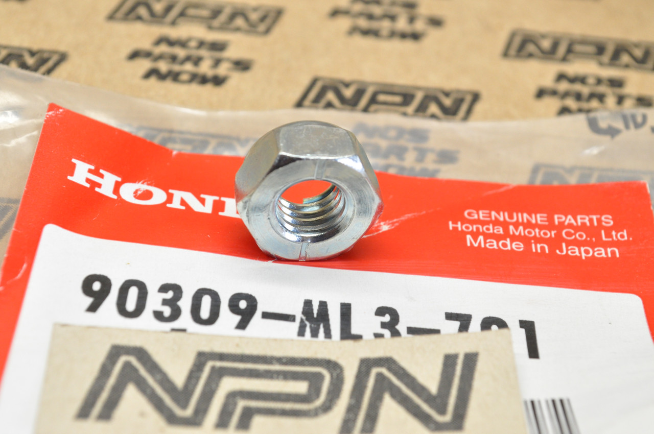 NOS Honda CR125 CR250 CR500 CR80 CR85 XR250 XR400 XR650 Nut 90309-ML3-791