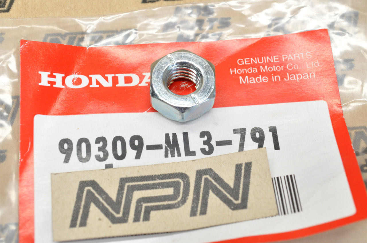 NOS Honda CR125 CR250 CR500 CR80 CR85 XR250 XR400 XR650 Nut 90309-ML3-791