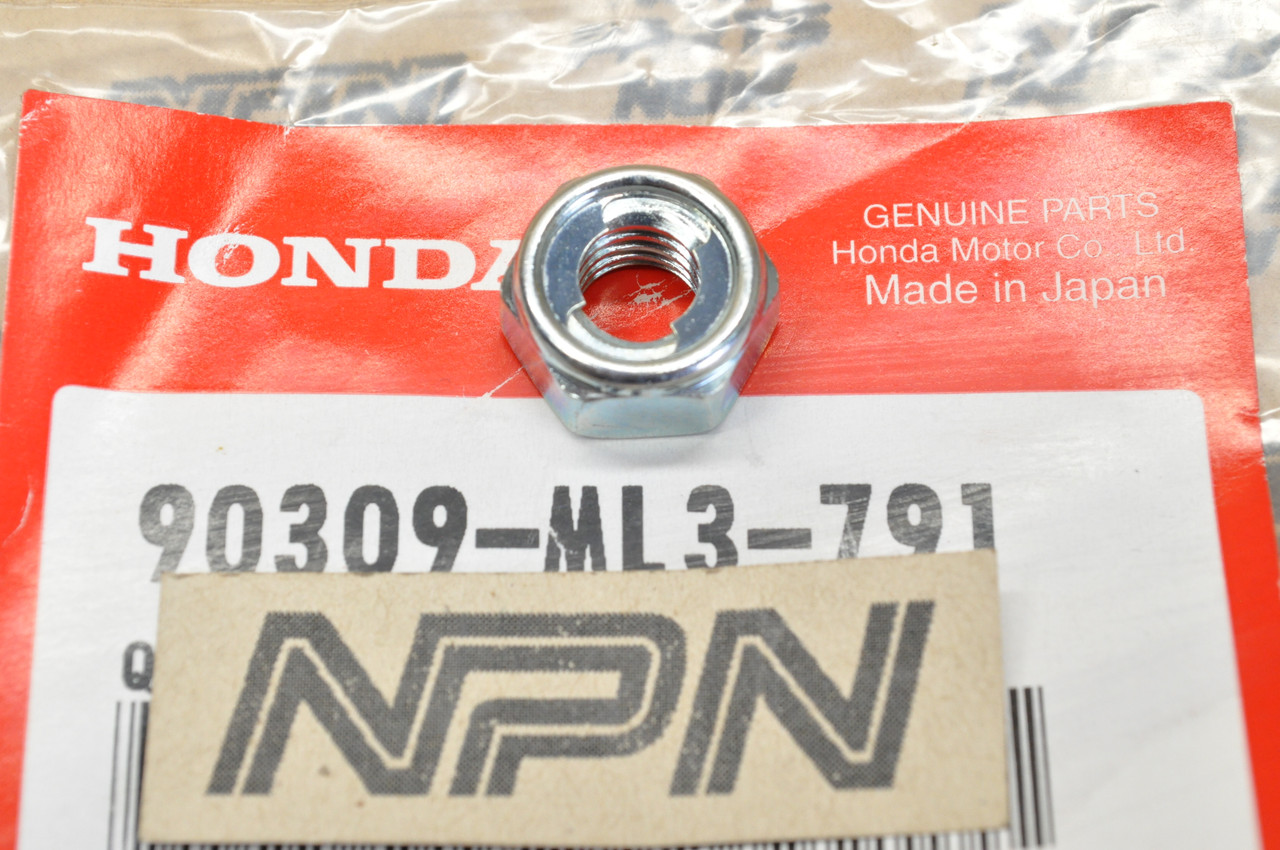 NOS Honda CR125 CR250 CR500 CR80 CR85 XR250 XR400 XR650 Nut 90309-ML3-791