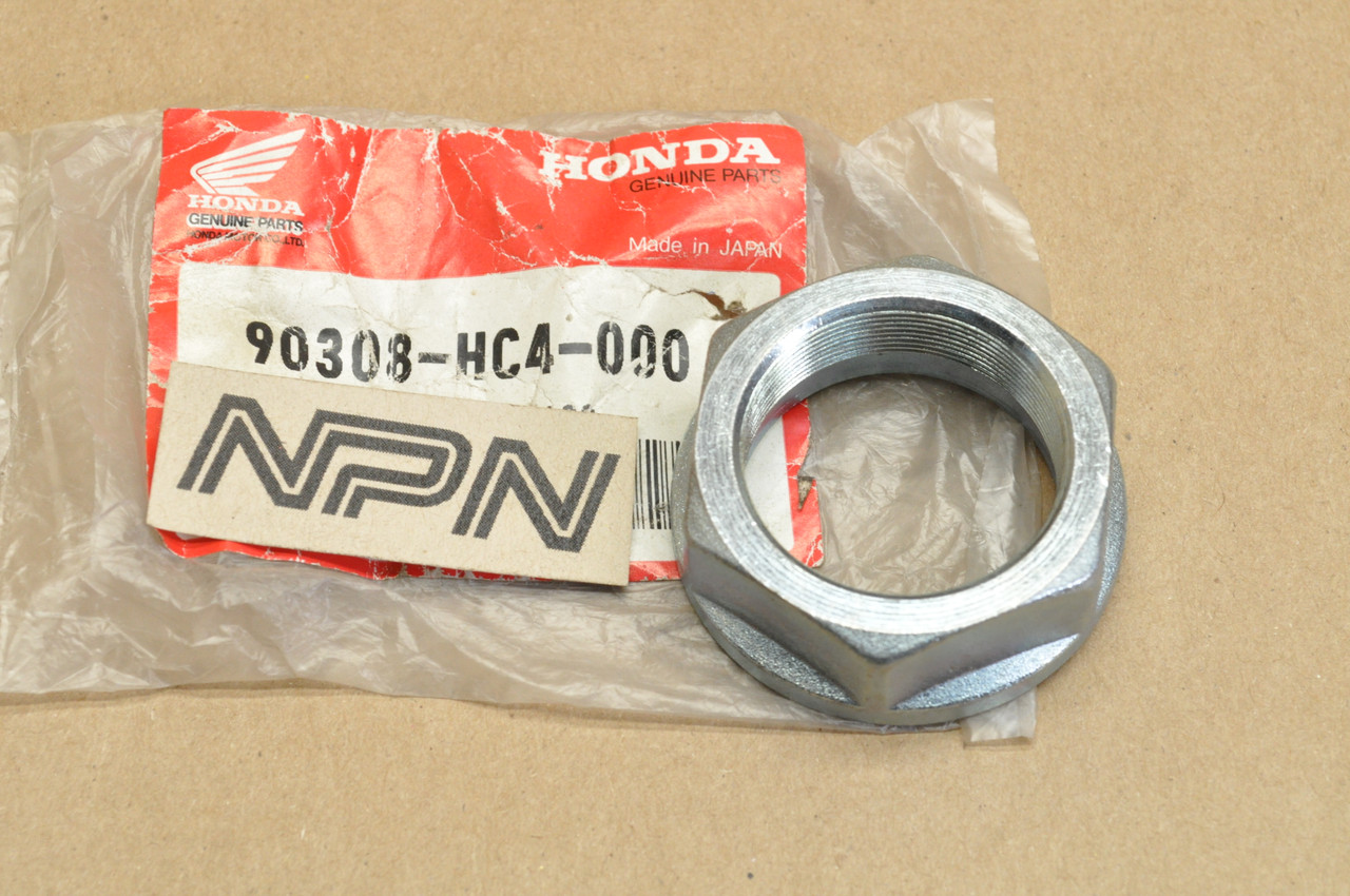 NOS Honda TRX200 TRX300 Fourtrax Rear Wheel Axle Nut "A" 90308-HC4-000