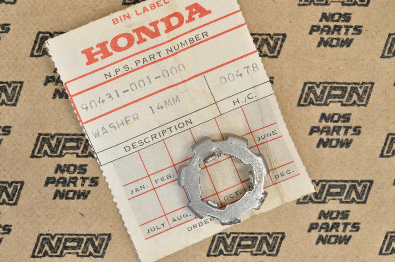 NOS Honda C100 C102 C105 C110 S65 Z50 Crank Shaft Lock Washer 90431-001-000
