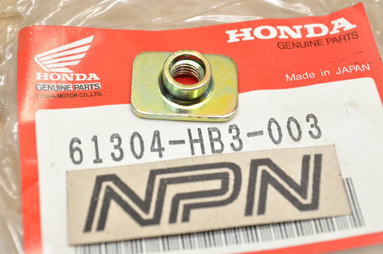 NOS Honda ATC125 CBR1000 CBR600 TRX125 TRX200 TRX300 Nut 61304-HB3-003