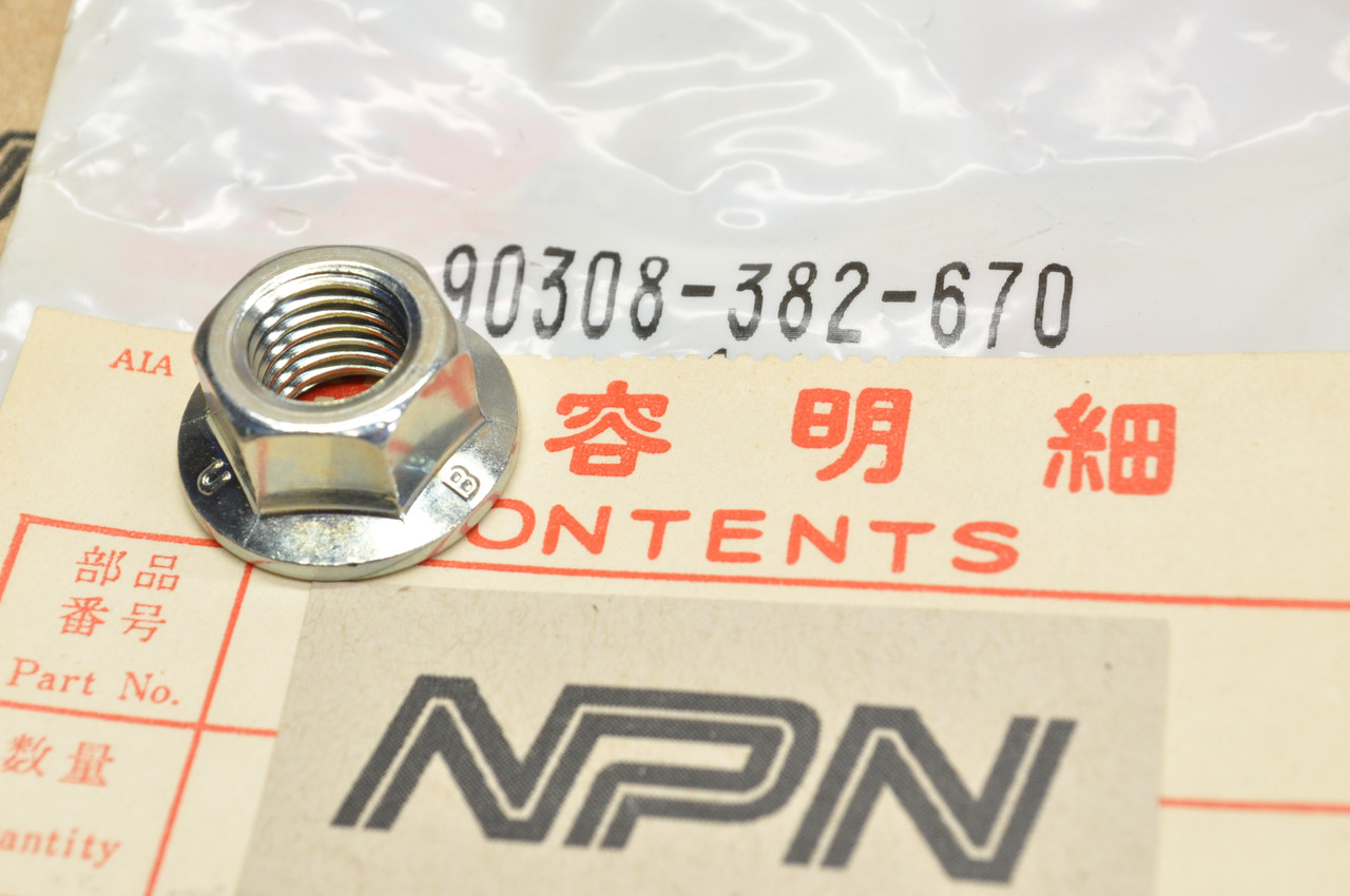 NOS Honda ATC350 CB900 CMX450 CR80 MB5 XL250 XL500 XR250 XR500 Nut 90308-382-670