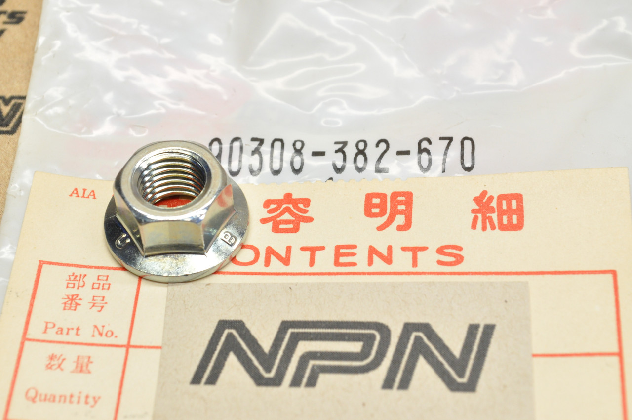NOS Honda ATC350 CB900 CMX450 CR80 MB5 XL250 XL500 XR250 XR500 Nut 90308-382-670