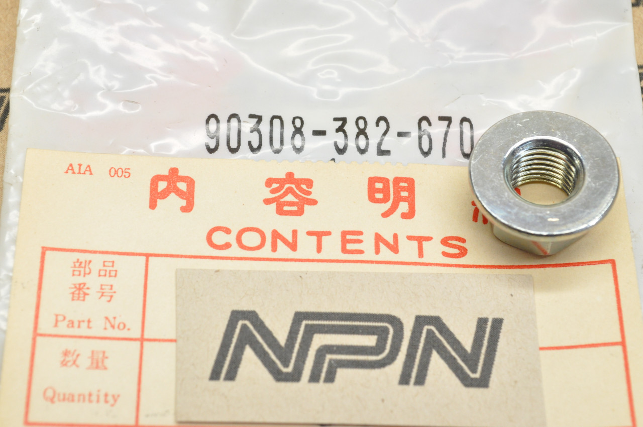 NOS Honda ATC350 CB900 CMX450 CR80 MB5 XL250 XL500 XR250 XR500 Nut 90308-382-670