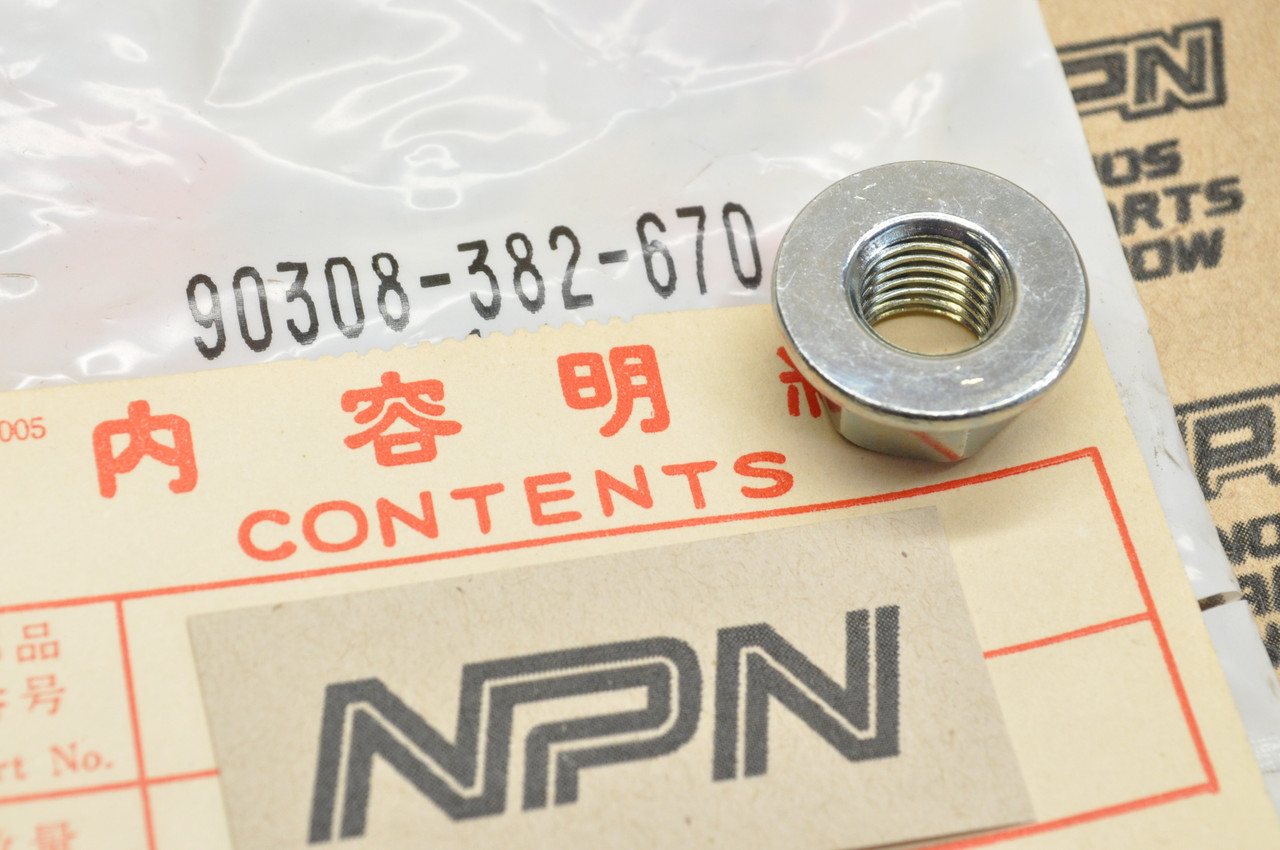 NOS Honda ATC350 CB900 CMX450 CR80 MB5 XL250 XL500 XR250 XR500 Nut 90308-382-670