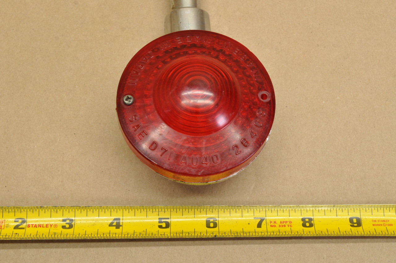 Vintage Used OEM Yamaha DT125 XS500 XS650 XS750 Red Turn Signal 444-83340-71-93