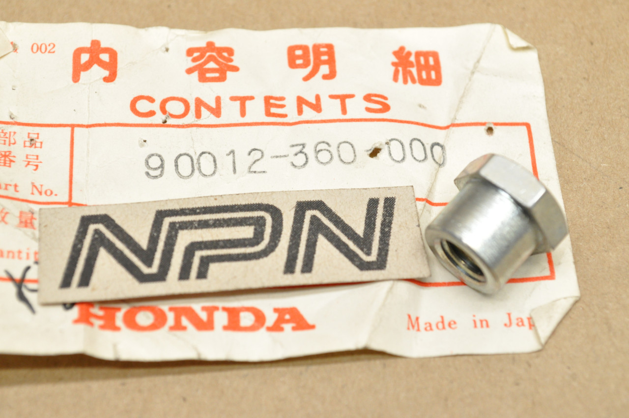 NOS Honda CR125 M MR175 MT125 Elsinore Kick Starter Pedal Arm Nut 90012-360-000