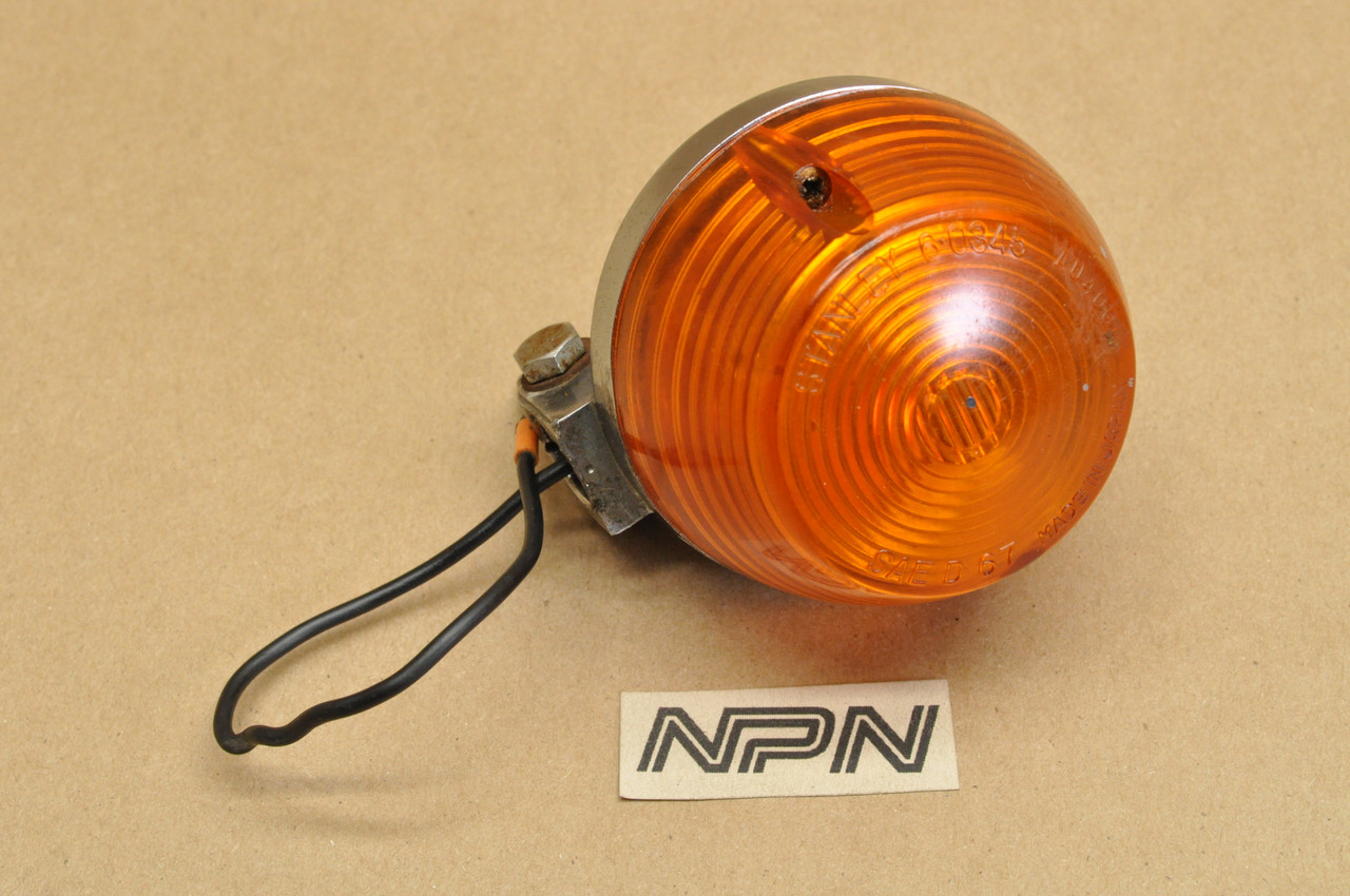 Genuine Honda NOS Amber Turn Signal Lenses - Fits CB750, CB450, CL450, CB350 Vintage Motorcycles