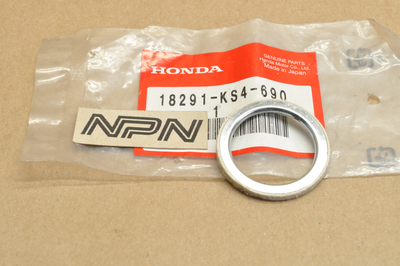 CBX、CBRエンデ菅 NOS Honda CH250 Elite CN250 Helix Exhaust Pipe Gasket 18291-KS4