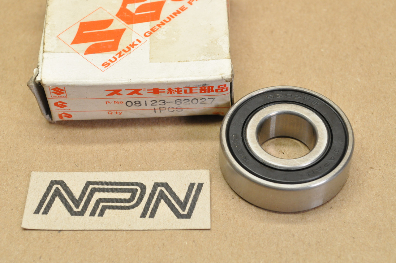 NOS Suzuki ALT125 ALT185 ALT50 DR250 DR350 DR650 GS300 LT125 LT185 RM100 RM125 RM250 RM400 RM465 Bearing 08123-62027