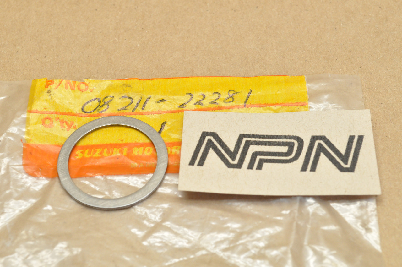 NOS Suzuki GS300 GS450 LT230 LT250 RM100 RM125 RM250 Washer 08211-22281