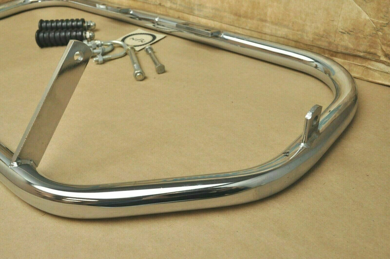 Other - Motorcycle 32MM 1-1/4 Inch 1.25 Inch Engine Crash Bar Guard Highway Foot Peg Clamps Mounts Silver - View #9