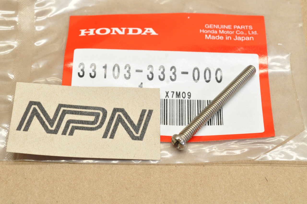 NOS Honda CB350 CB360 CB400 CB450 CL360 CM450 Headlight Screw 33103-333-000