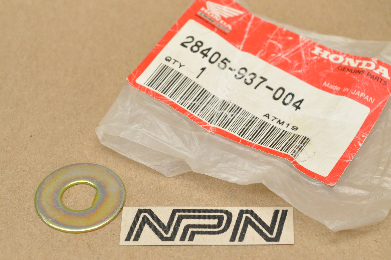 NOS Honda ATC70 K0-1985 Recoil Pull Starter Washer 28405-937-004