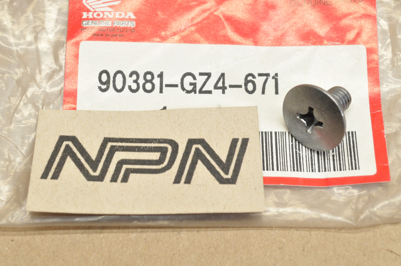 NOS Honda 1991-96 EZ90 Cub Screw 90381-GZ4-671 - NOS Parts NOW
