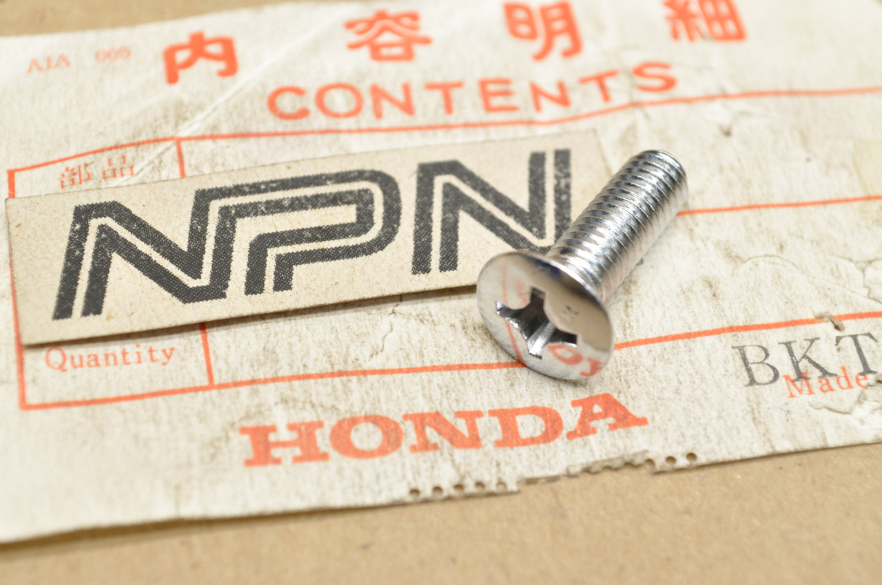 NOS Honda CB92 Bracket Cover Screw 6x20 93700-06020-02