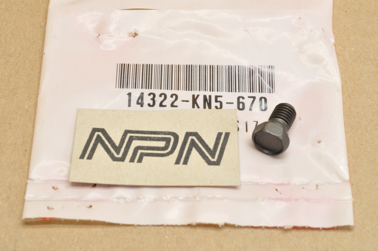 NOS Honda XL600 R XR350 R XR600 R Cam Sprocket Bolt 14322-KN5-670