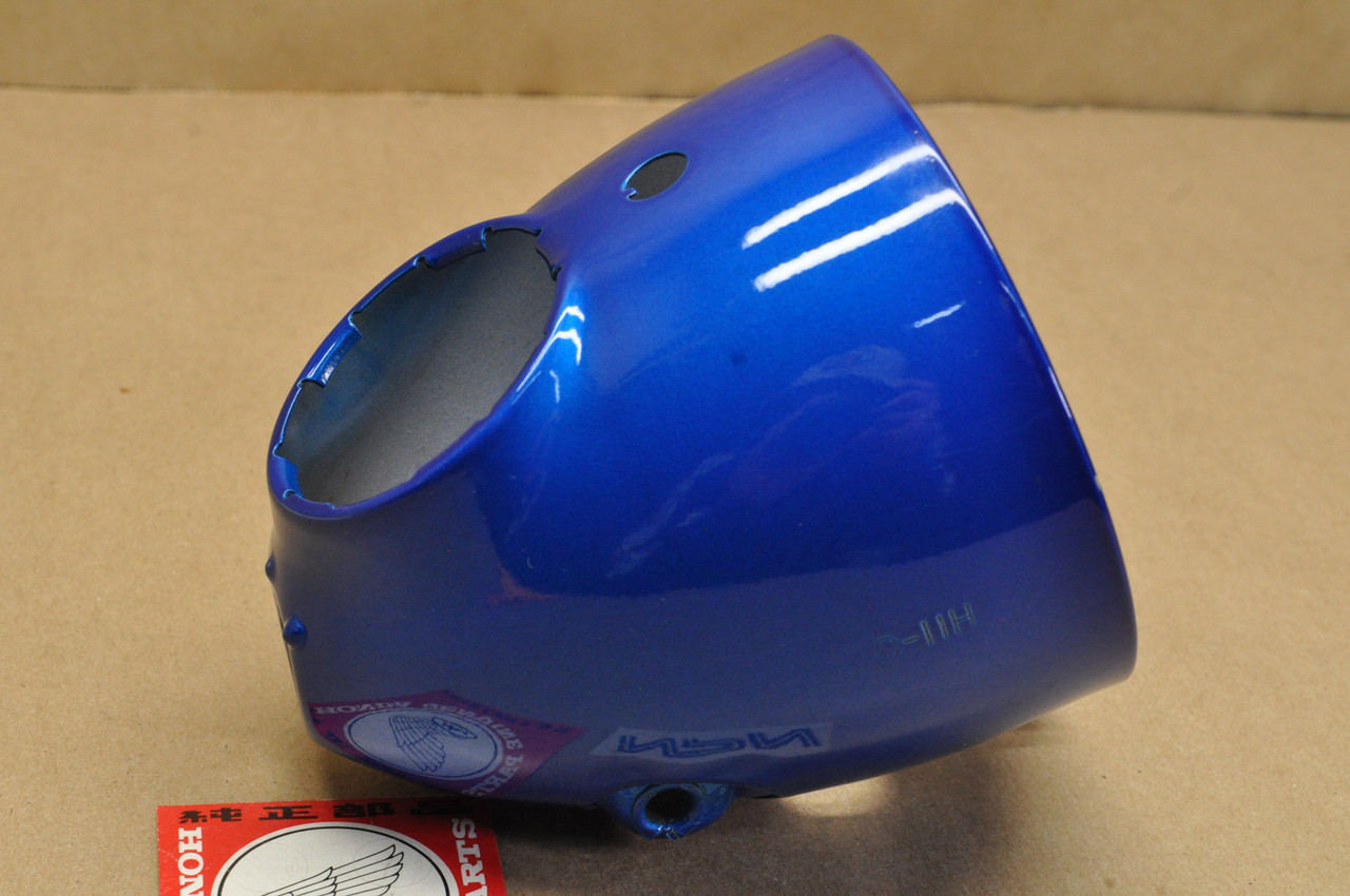 NOS Honda Z50 K0 Head Light Bucket Candy Blue 61301-063-670 AB