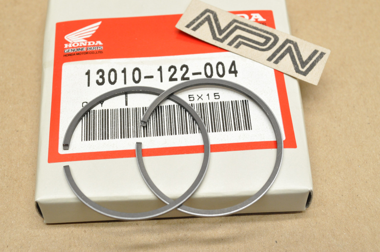NOS Honda MR50 K0-K1 Standard Size Piston Rings for 1 Piston= 2 Rings 13010-122-004